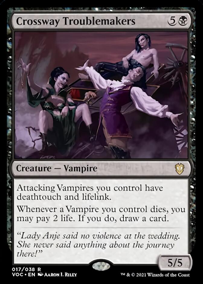 Crossway Troublemakers [Innistrad: Crimson Vow Commander] | Silver Goblin