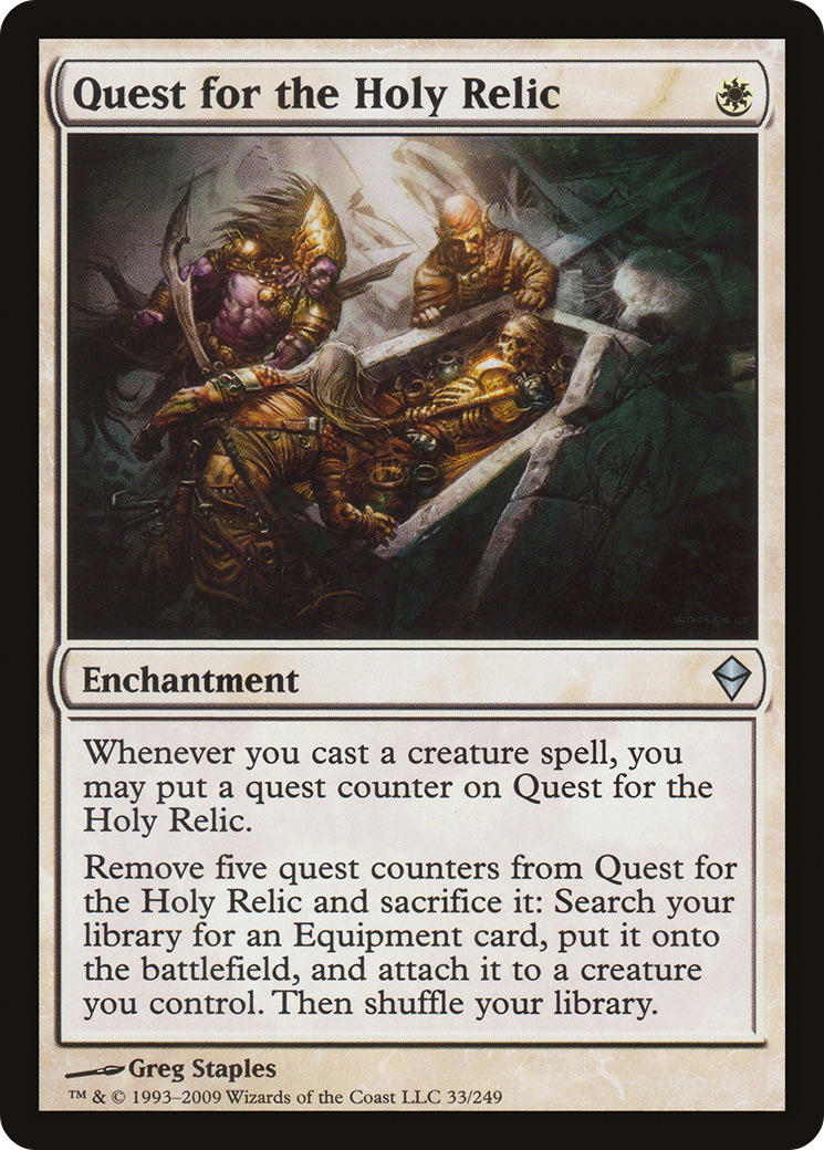 Quest for the Holy Relic [Zendikar] Foil