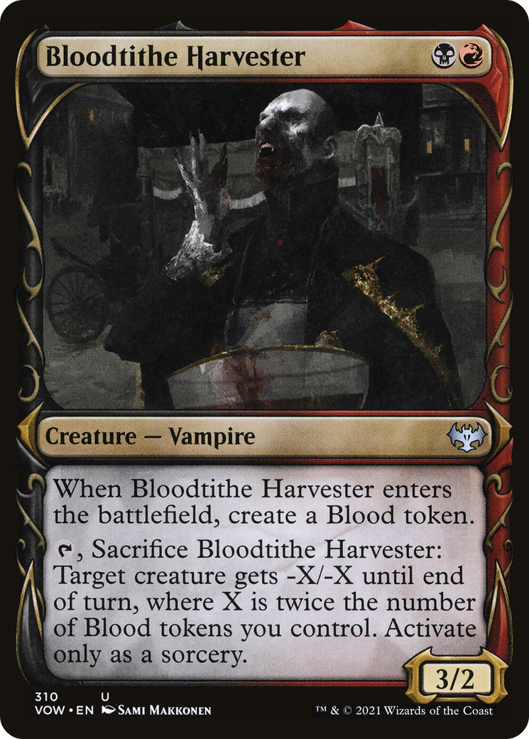 Bloodtithe Harvester (Showcase Fang Frame) [Innistrad: Crimson Vow] | Silver Goblin