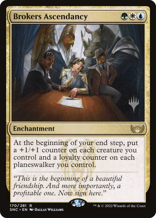Brokers Ascendancy (Promo Pack) [Streets of New Capenna Promos] Foil