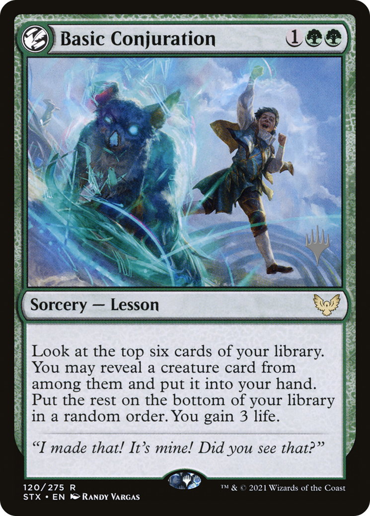 Basic Conjuration (Promo Pack) [Strixhaven: School of Mages Promos] | Silver Goblin