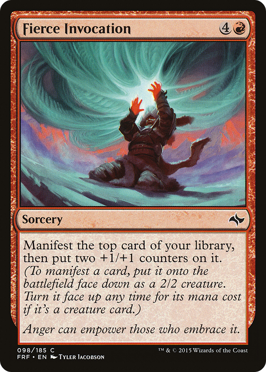 Fierce Invocation [Fate Reforged] Foil