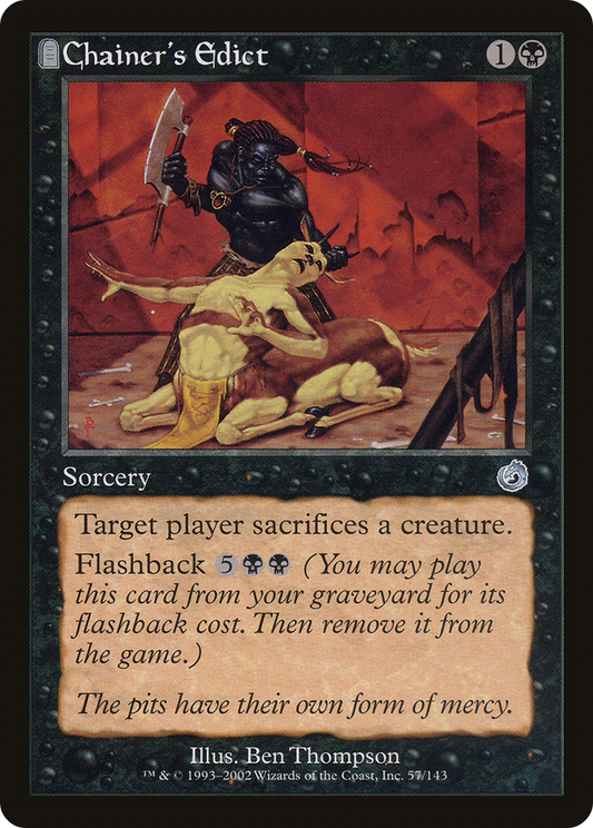 Chainer's Edict [Torment] Foil