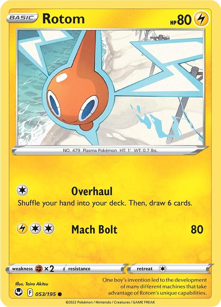 Rotom (053/195) [Sword & Shield: Silver Tempest] | Silver Goblin