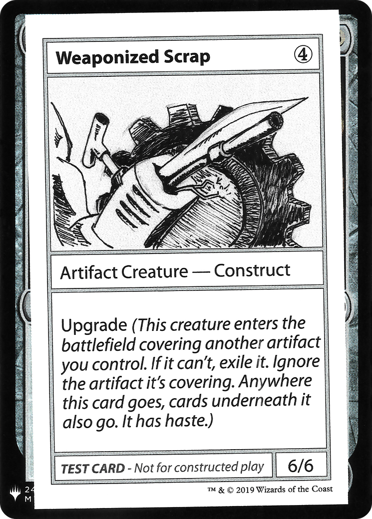 Weaponized Scrap [Mystery Booster Playtest Cards] | Silver Goblin