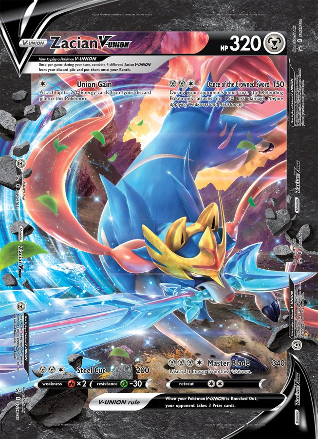 Zacian V-Union (Jumbo Card) [Sword & Shield: Black Star Promos] | Silver Goblin