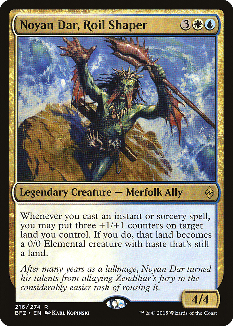 Noyan Dar, Roil Shaper [Battle for Zendikar] | Silver Goblin