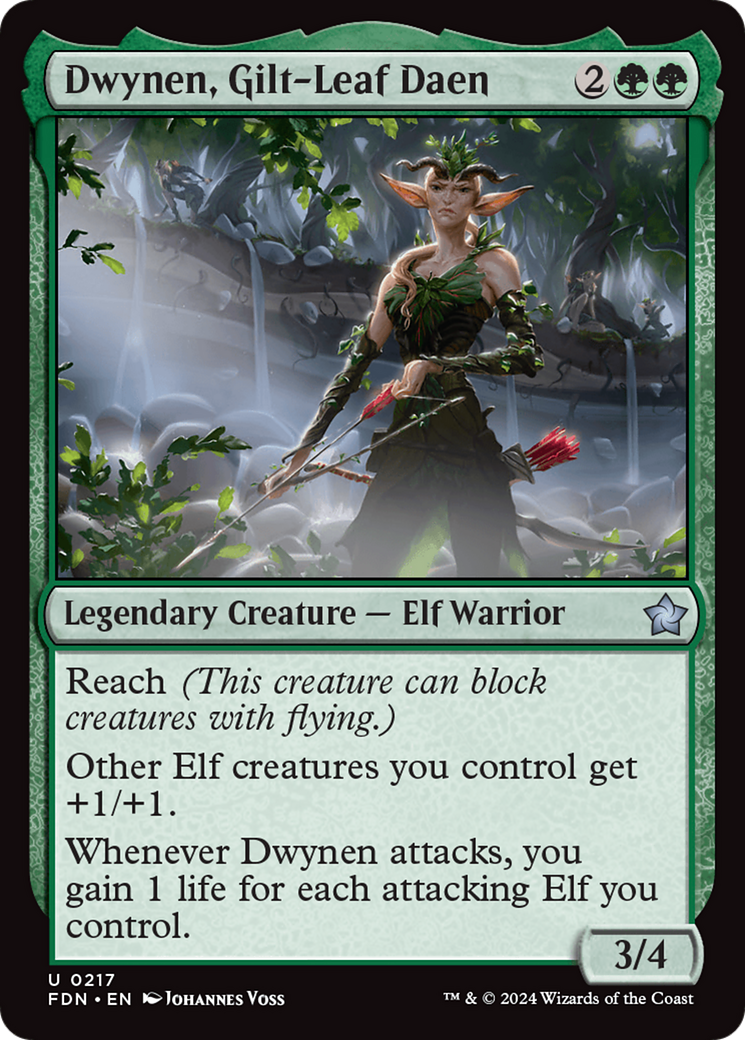 Dwynen, Gilt-Leaf Daen [Foundations] Foil