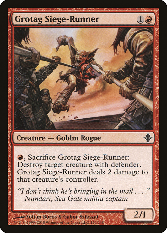 Grotag Siege-Runner [Rise of the Eldrazi] Foil