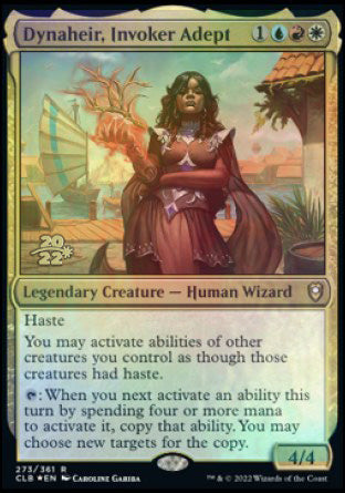 Dynaheir, Invoker Adept [Commander Legends: Battle for Baldur's Gate Prerelease Promos] | Silver Goblin