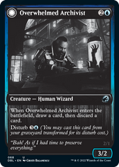 Overwhelmed Archivist // Archive Haunt [Innistrad: Double Feature] | Silver Goblin