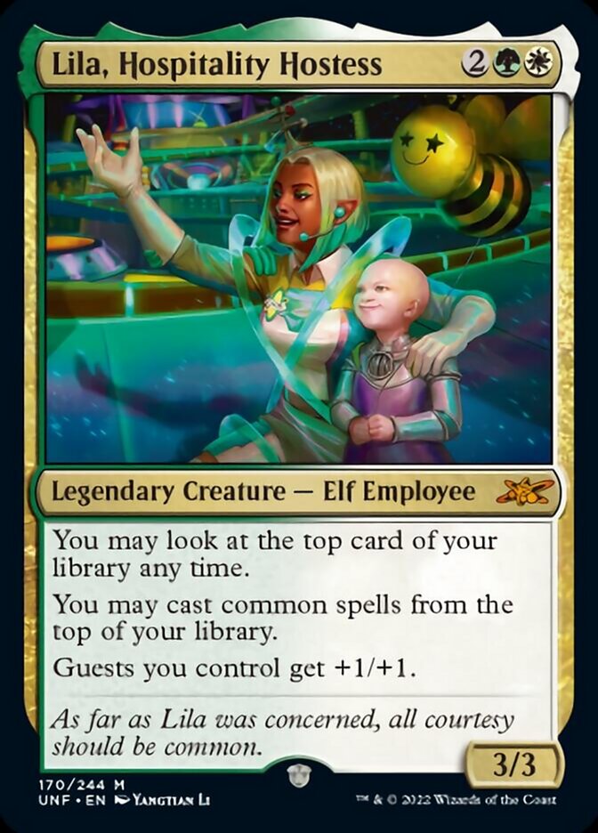 Lila, Hospitality Hostess [Unfinity] | Silver Goblin