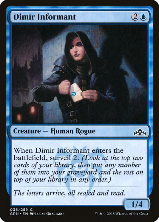 Dimir Informant [Guilds of Ravnica] Foil