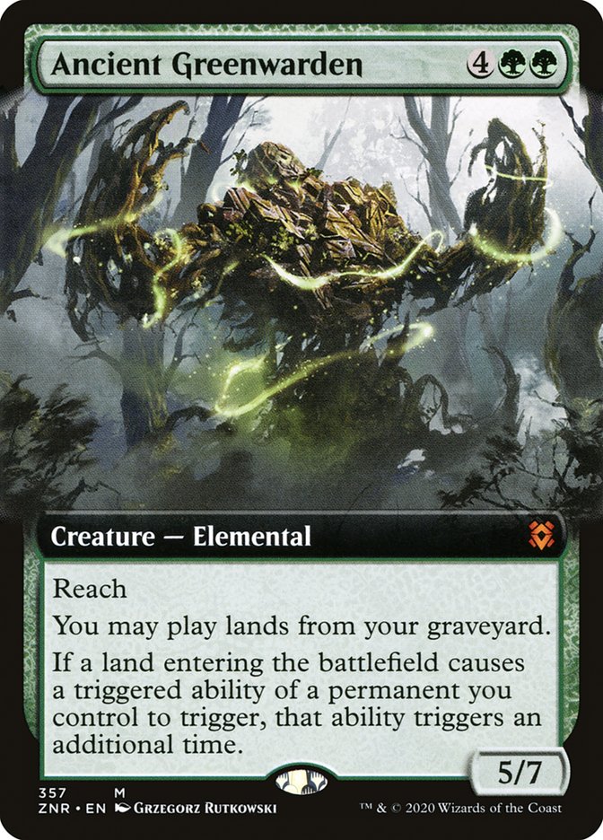 Ancient Greenwarden (Extended Art) [Zendikar Rising] | Silver Goblin