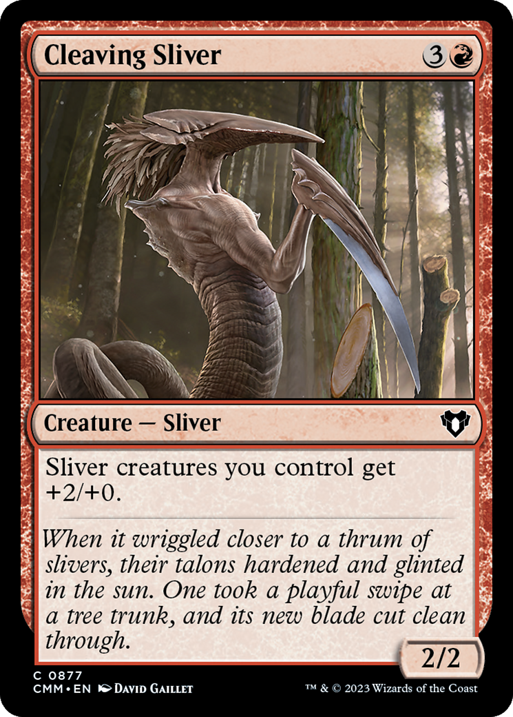 Cleaving Sliver [Commander Masters] | Silver Goblin