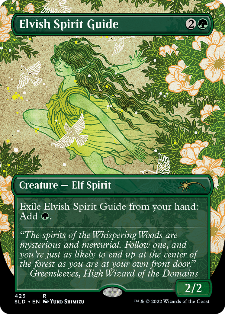 Elvish Spirit Guide (Borderless) [Secret Lair Drop Series] | Silver Goblin