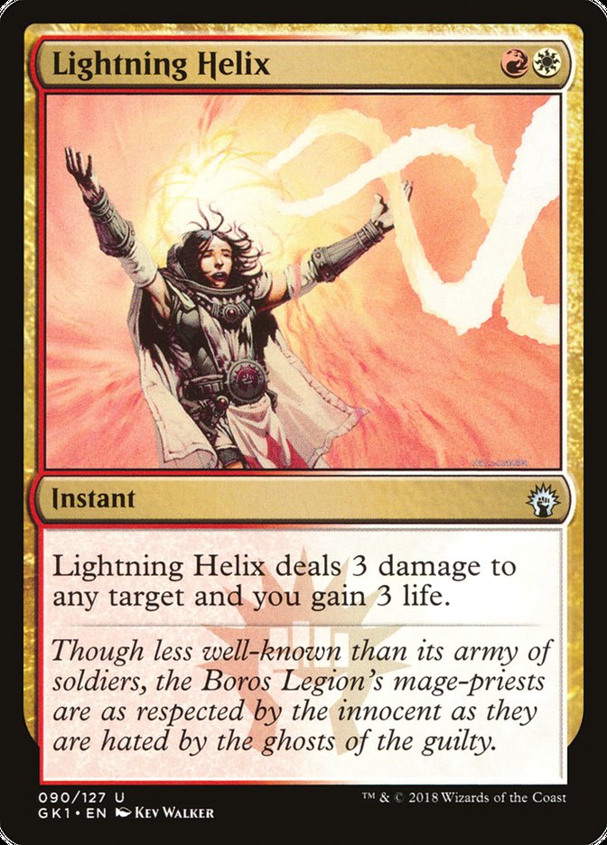 Lightning Helix [Guilds of Ravnica Guild Kit] | Silver Goblin