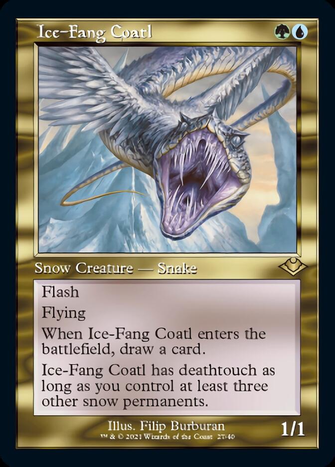 Ice-Fang Coatl (Retro) [Modern Horizons] | Silver Goblin