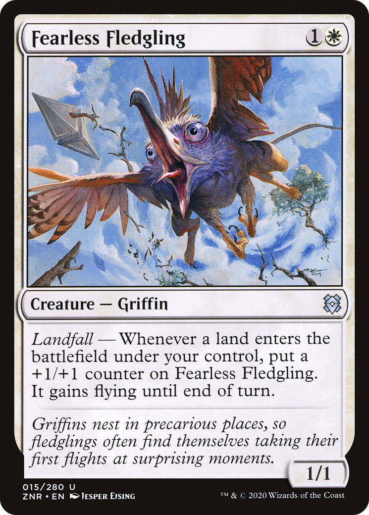 Fearless Fledgling [Zendikar Rising] Foil
