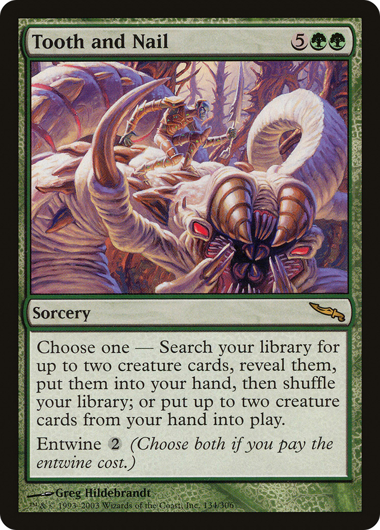 Tooth and Nail [Mirrodin] | Silver Goblin