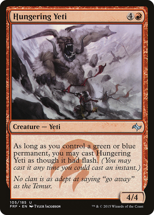 Hungering Yeti [Fate Reforged] Foil