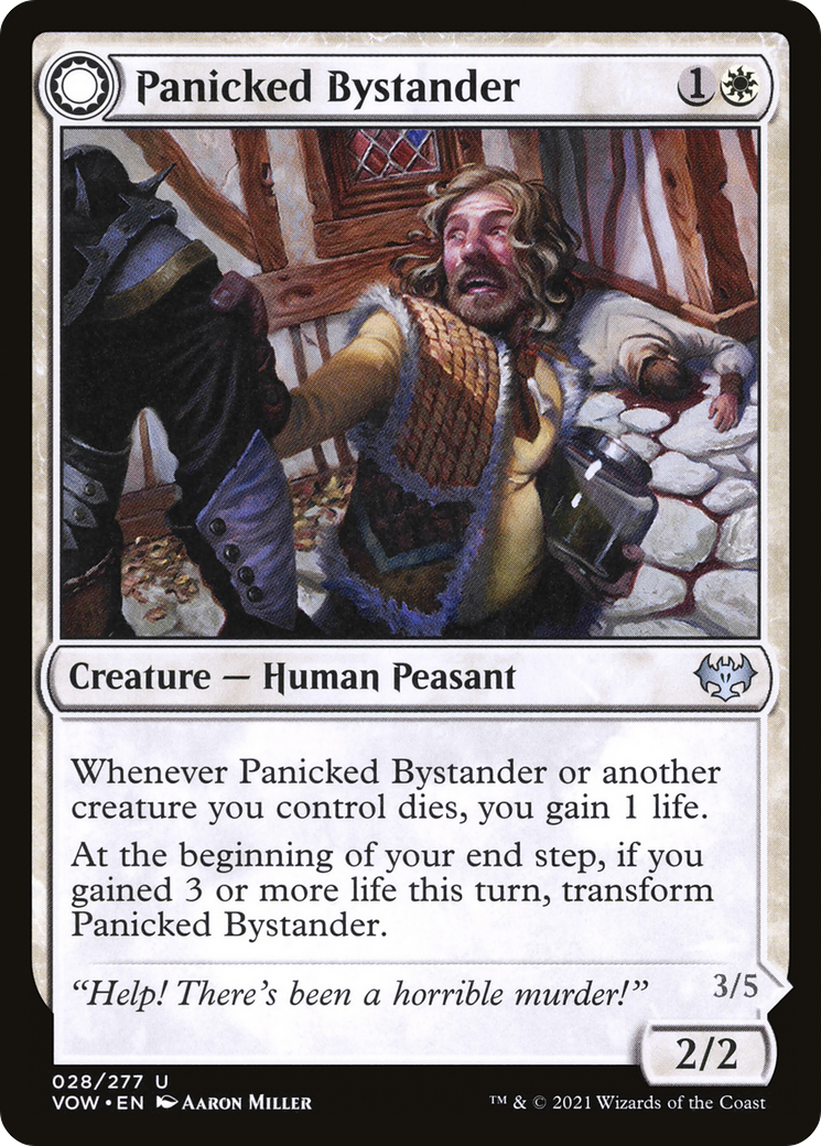 Panicked Bystander // Cackling Culprit [Innistrad: Crimson Vow]