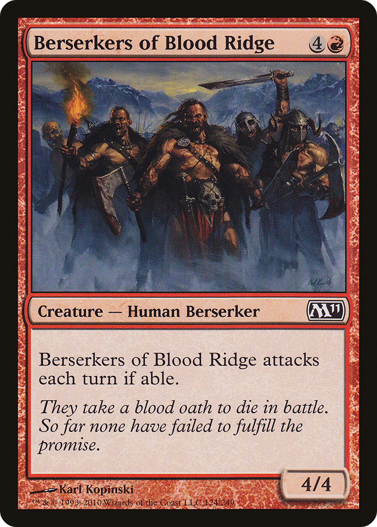 Berserkers of Blood Ridge [Magic 2011] | Silver Goblin