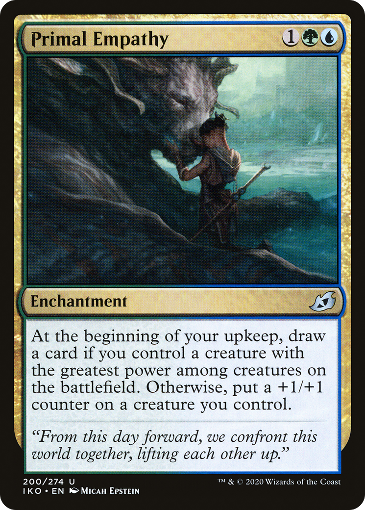 Primal Empathy [Ikoria: Lair of Behemoths] Foil