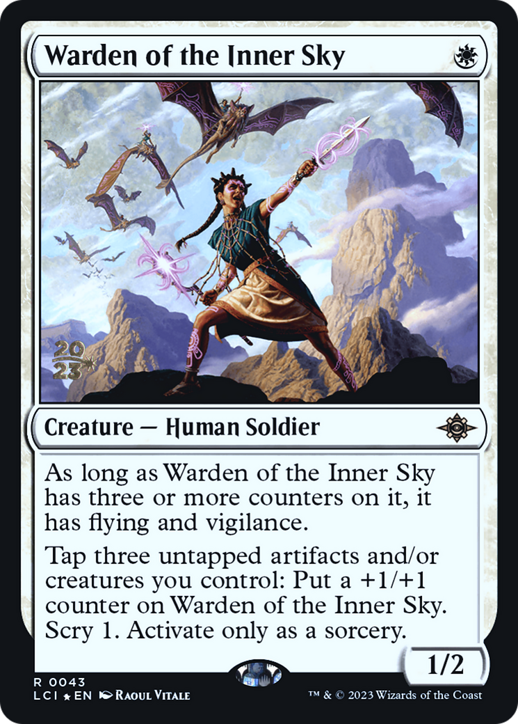 Warden of the Inner Sky [The Lost Caverns of Ixalan Prerelease Cards] | Silver Goblin