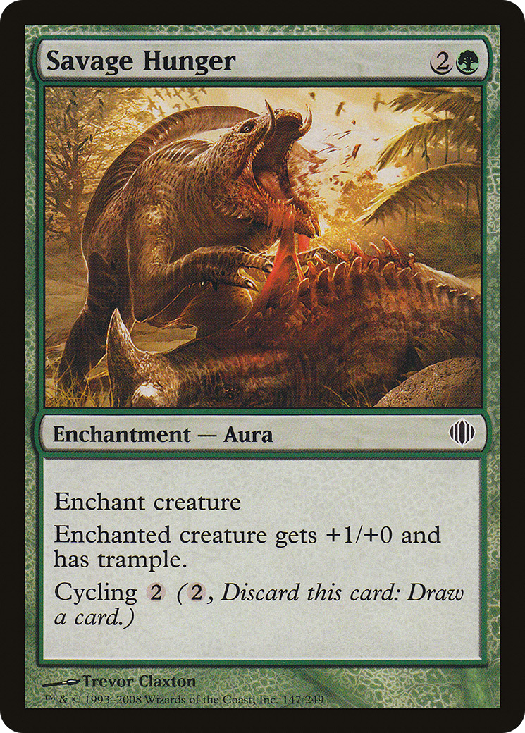 Savage Hunger [Shards of Alara] Foil