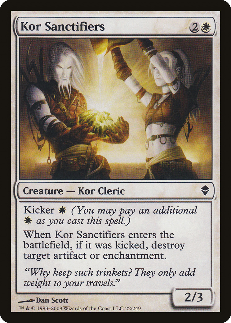 Kor Sanctifiers [Zendikar] | Silver Goblin