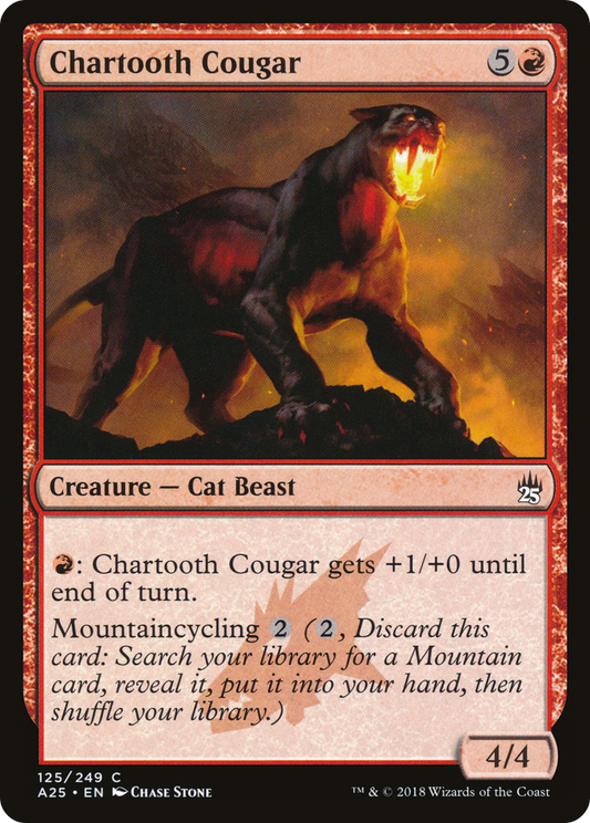 Chartooth Cougar [Masters 25] Foil