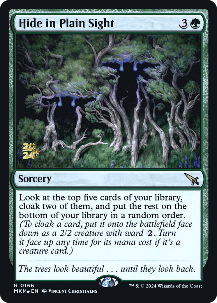 Hide in Plain Sight [Murders at Karlov Manor Prerelease Promos] | Silver Goblin