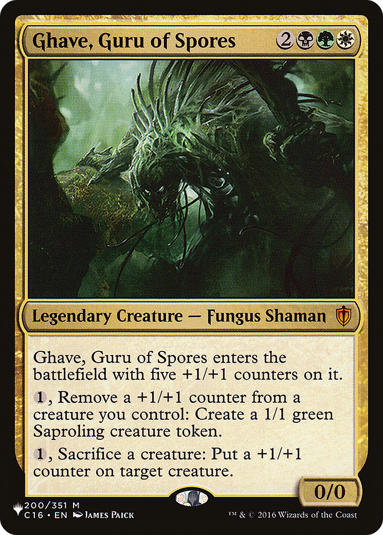 Ghave, Guru of Spores [The List] | Silver Goblin