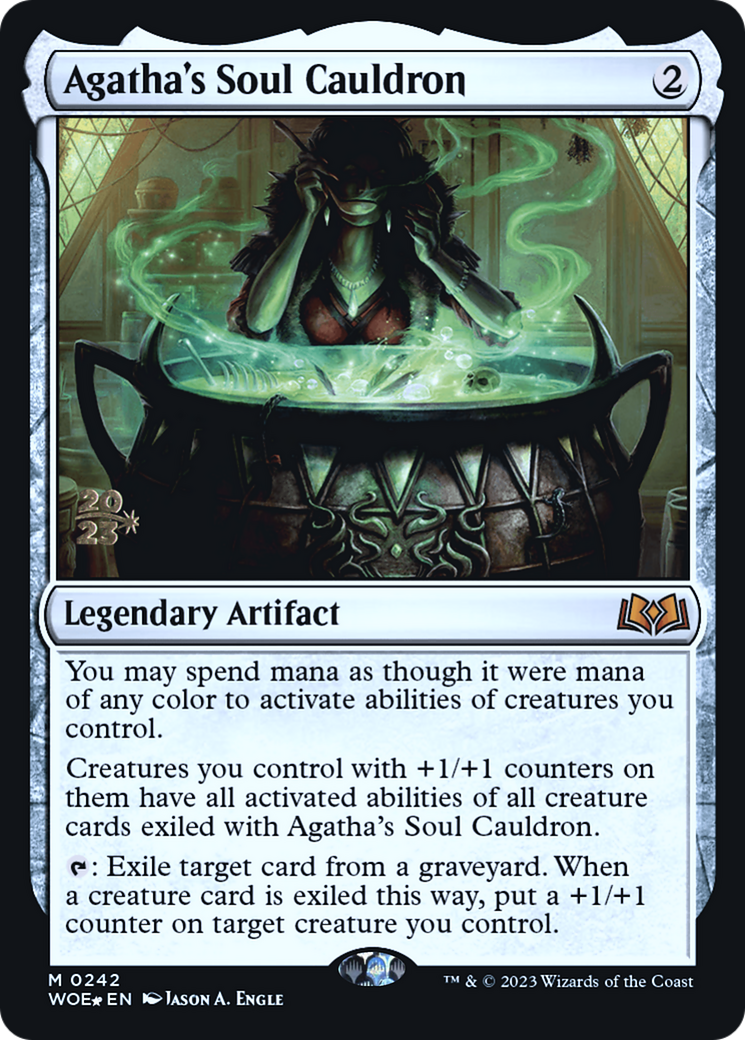 Agatha's Soul Cauldron [Wilds of Eldraine Prerelease Promos] | Silver Goblin