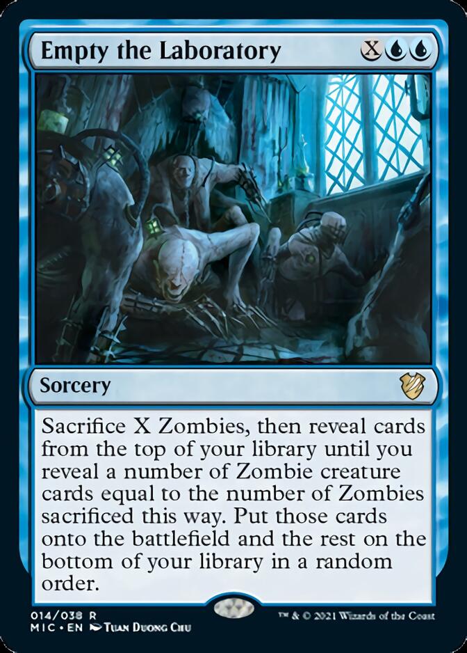 Empty the Laboratory [Innistrad: Midnight Hunt Commander] | Silver Goblin