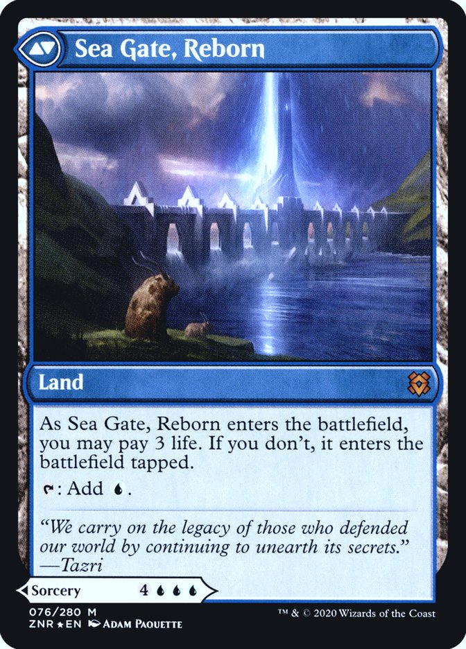 Sea Gate Restoration // Sea Gate, Reborn [Zendikar Rising Prerelease Promos] | Silver Goblin