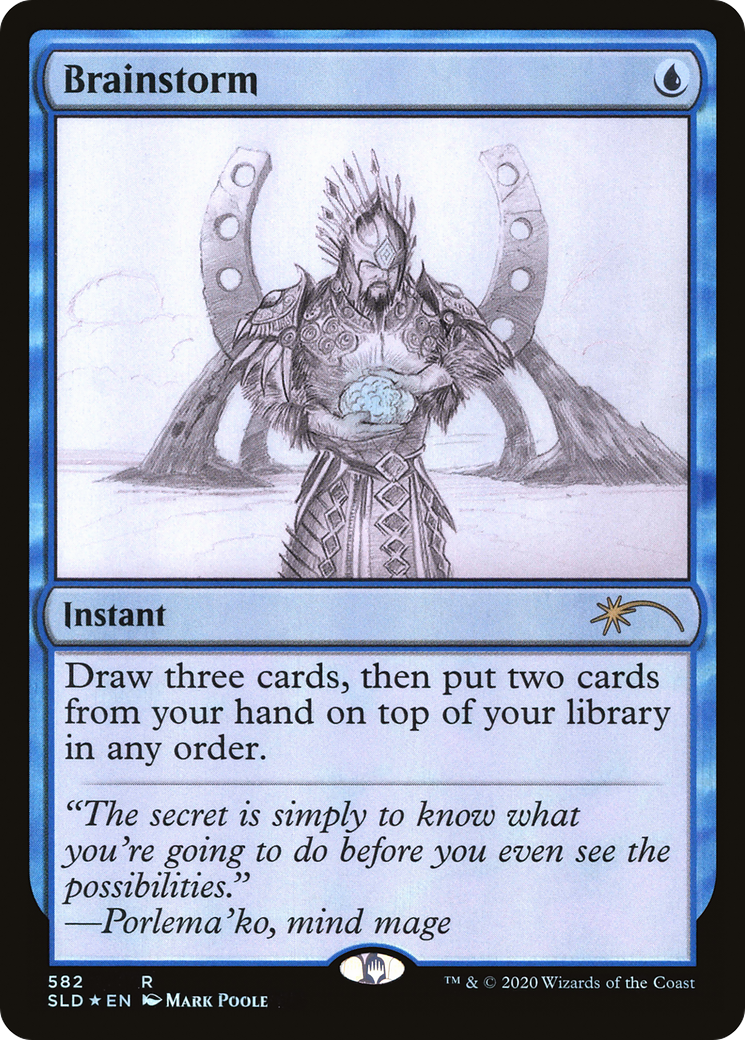 Brainstorm (Sketch) [Secret Lair Drop Promos] | Silver Goblin