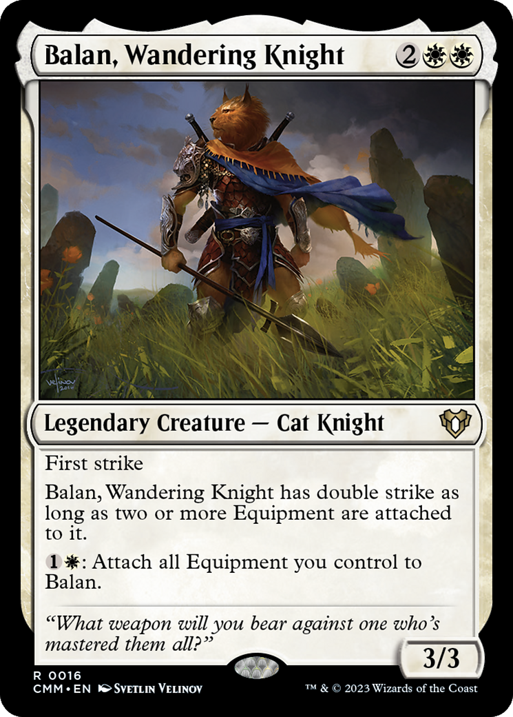 Balan, Wandering Knight [Commander Masters] | Silver Goblin