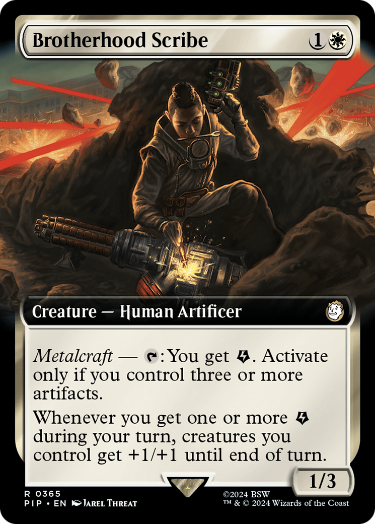 Brotherhood Scribe (Extended Art) [Fallout] | Silver Goblin