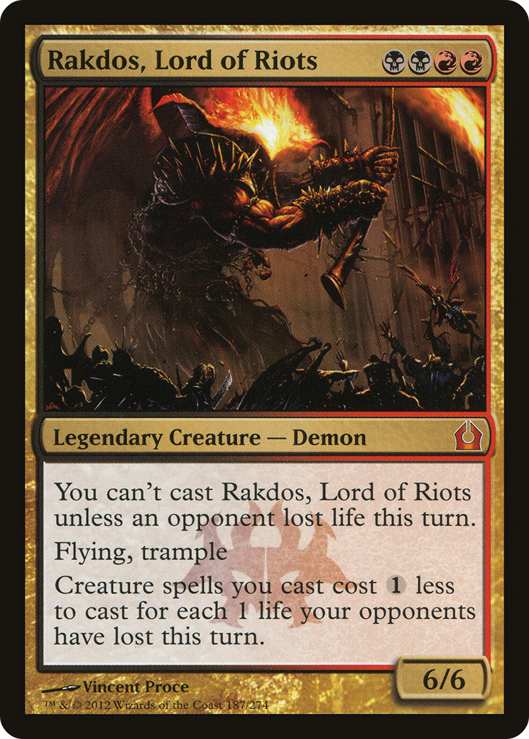 Rakdos, Lord of Riots [Return to Ravnica] | Silver Goblin