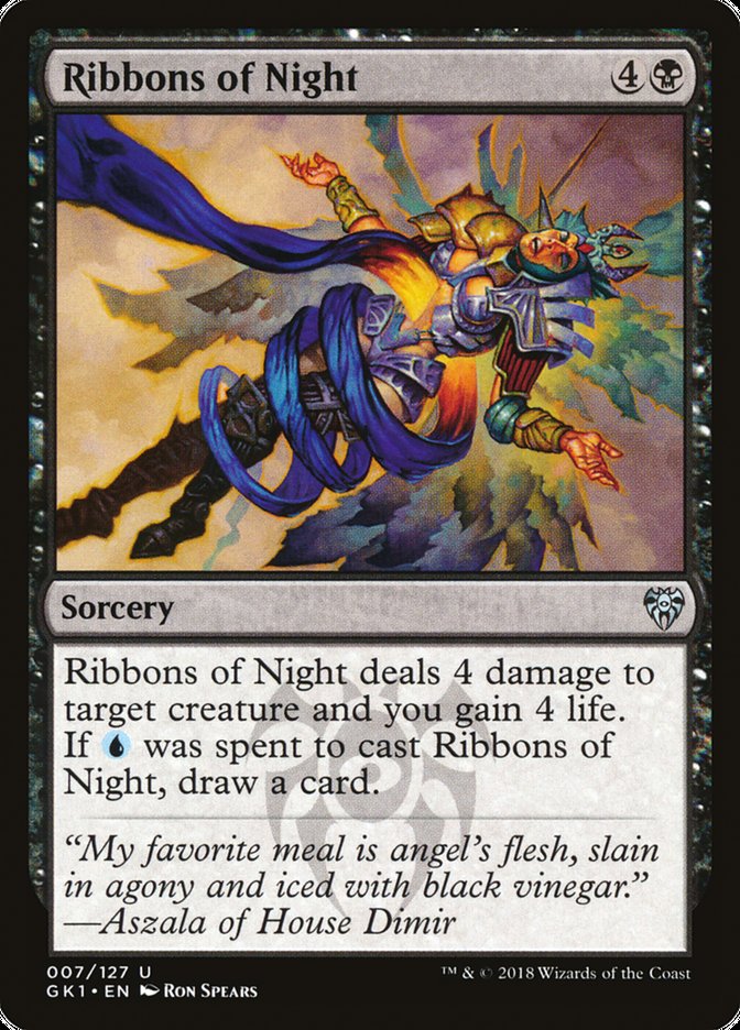 Ribbons of Night [Guilds of Ravnica Guild Kit] | Silver Goblin