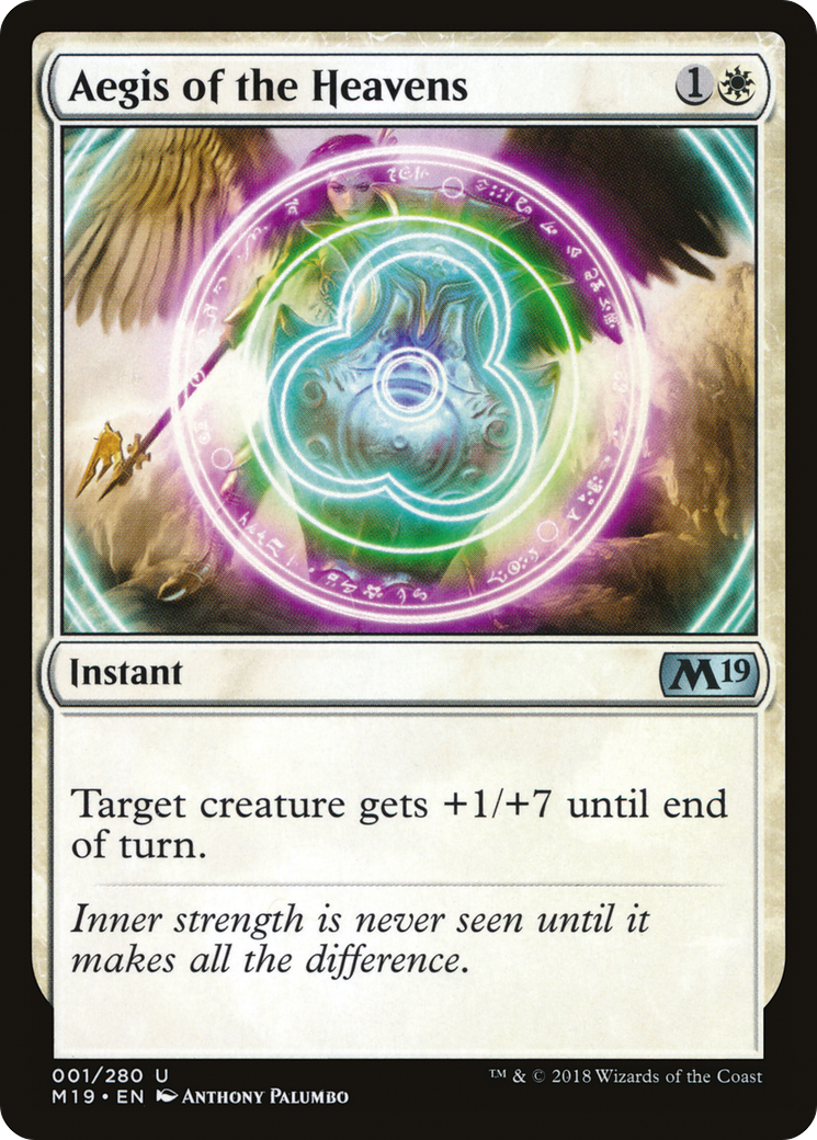 Aegis of the Heavens [Core Set 2019] Foil