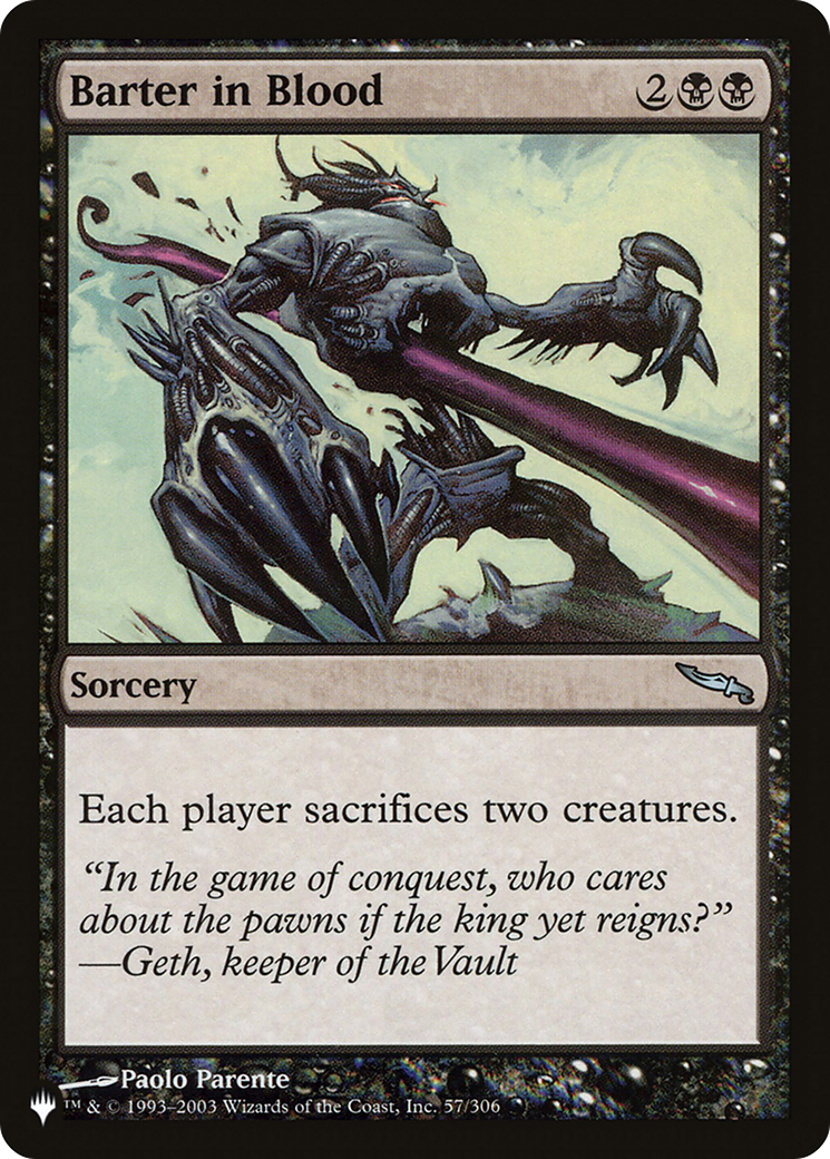 Barter in Blood (MRD-57)