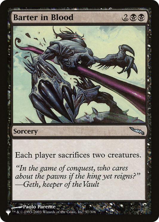 Barter in Blood (MRD-57)