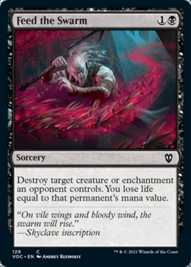 Feed the Swarm [Innistrad: Crimson Vow Commander] | Silver Goblin