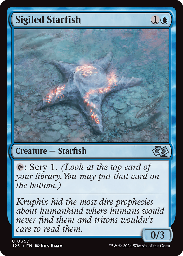 Sigiled Starfish [Foundations Jumpstart] | Silver Goblin