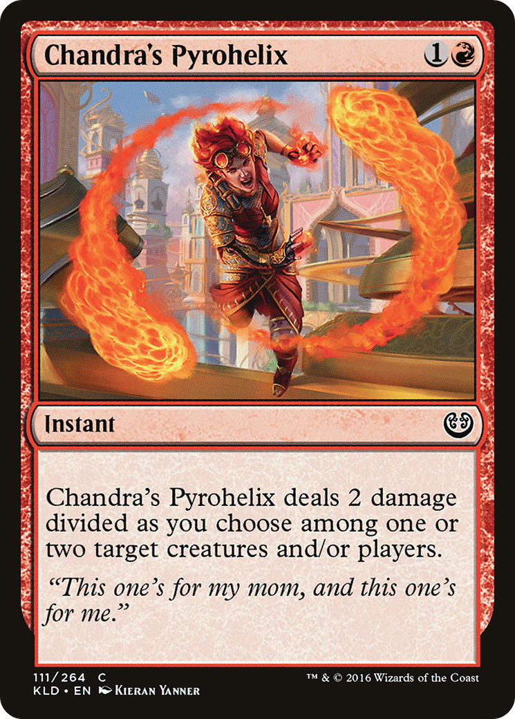 Chandra's Pyrohelix [Kaladesh] Foil