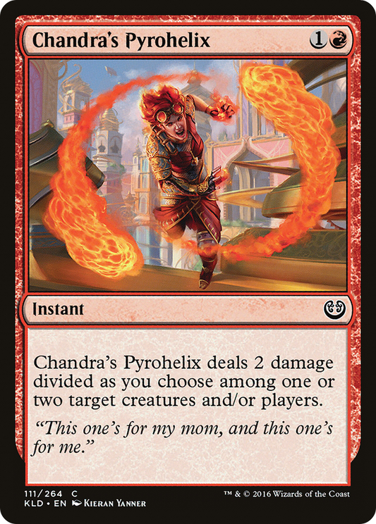 Chandra's Pyrohelix [Kaladesh] Foil