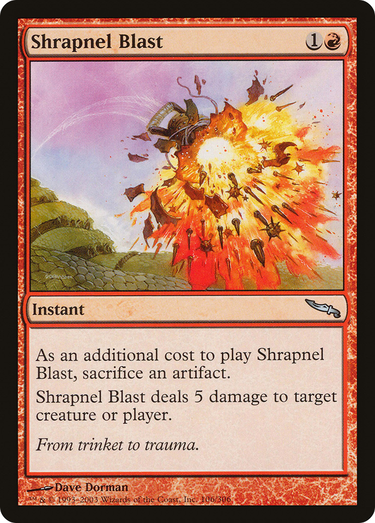 Shrapnel Blast [Mirrodin] | Silver Goblin